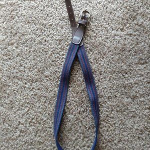 Vintage Belt - Navy Striped